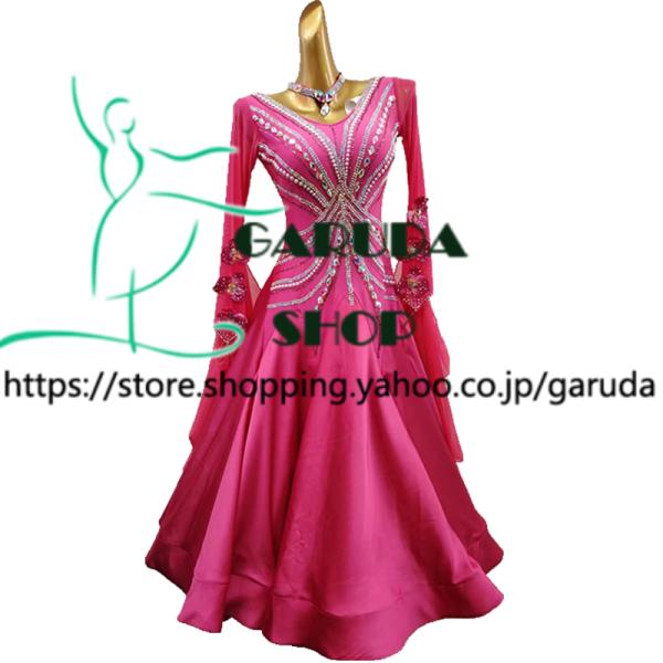 Garuda SHOP レディース社交ダンス衣装 競技ドレス モダンドレス
