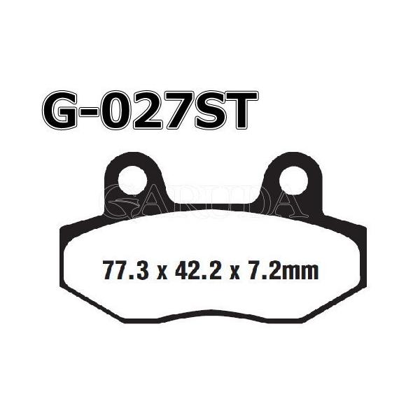 �z���_�FNSR50.80(�t�����g)���p || GOODRIDGE �u���[�L�E�p�b�h G027ST