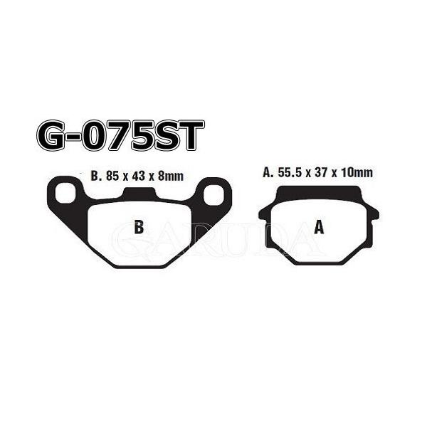 �J���T�L�FKSR1.2(���A)���p�@ || GOODRIDGE �u���[�L�E�p�b�h G075ST