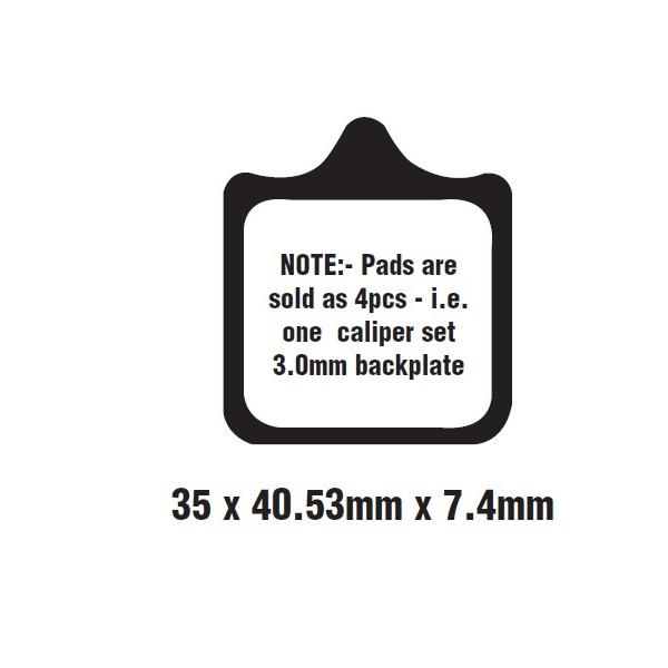 BREMBO Ό4|bg WA}EgLp[p(4pbh) :GOODRIDGE(ObhbW)u[Lpbh RGH294