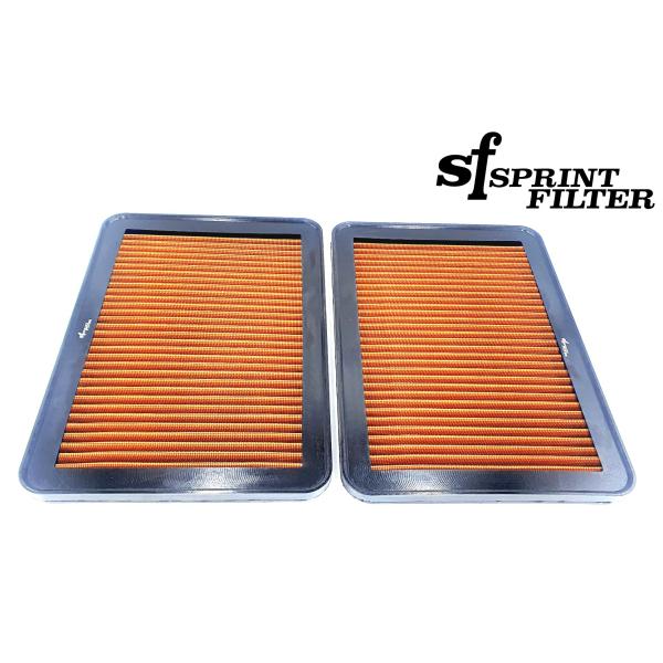 SPRINTFILTER【P1168S】ランボルギーニ  Aventador(11-)専用 純正交換タイプ乾式エアフィルター ◆1台分2個入り◆Lamborgh