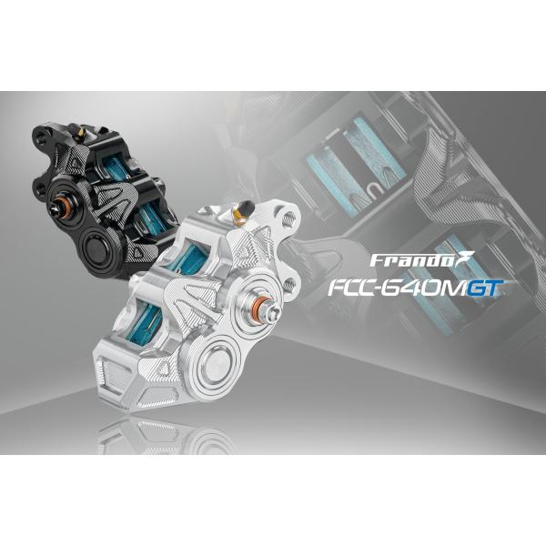 Frando【FCC-640MGT】 4POT CNCモノブロックキャリパー【正規輸入品】40mmピ...