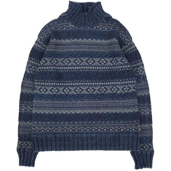 RRL Ralph Lauren (ダブルアールエル) インディゴ モックネック RRL Ralph Lauren (ダブルアールエル) インディゴ モックネック