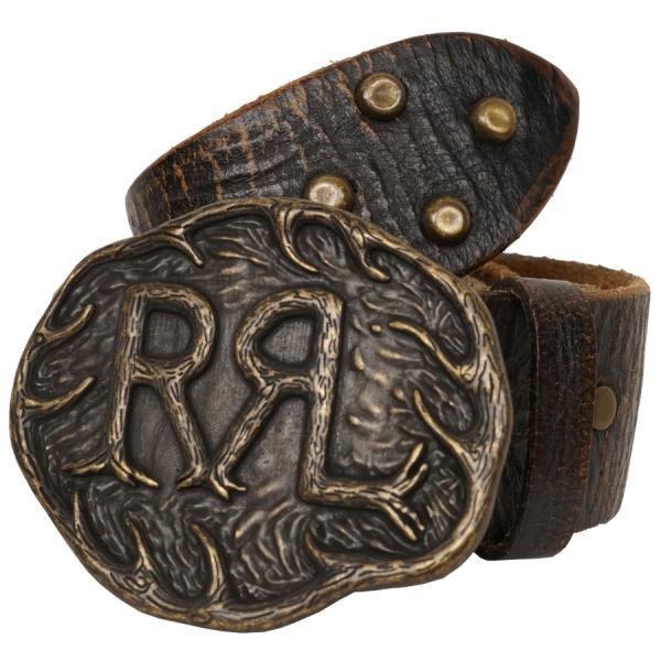 RRL ベルト RRL Rasco Studded Leather Belt Vintage Black | Cultizm
