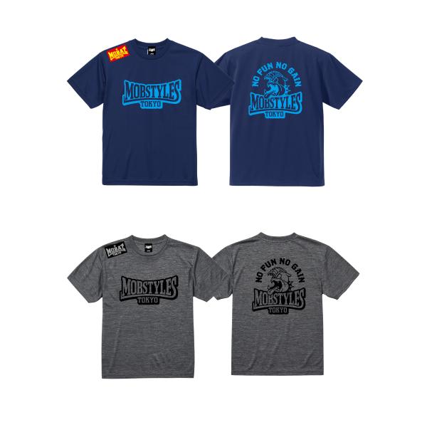 ★ZEROモブスタイル★ MOBSTYLES mobstyles モブスタイル Tシャツ 半袖 ドライメッシュ