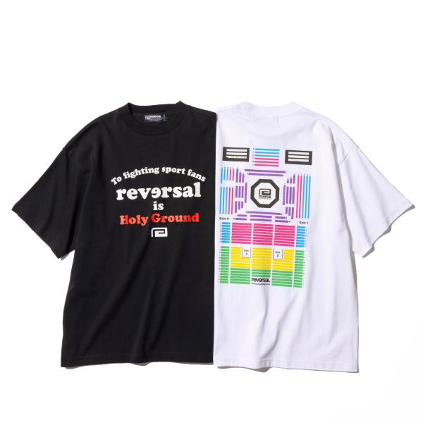 reversal/リバーサル Tシャツ 半袖 コットン rvddw HALL SEATING CHART COTTON TEE (2カラー)