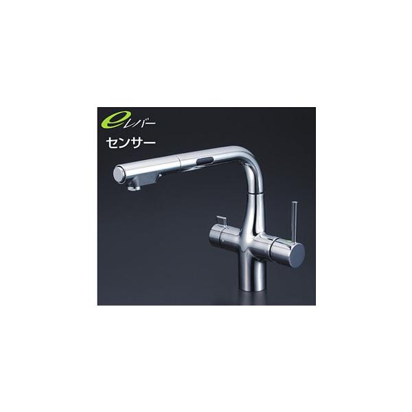 KVK ビルトイン浄水器用シングルシャワー付混合栓(センサー付)(e KVK ビルトイン浄水器用シングルシャワー付混合栓(センサー付)(e