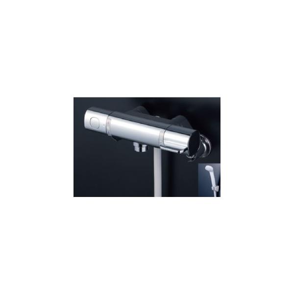 【FTB100KRNRKT】 浴室水栓 シャワー KVK サーモスタット式 FTB100KRNRKT｜KVK浴室用蛇口 楽付王[壁][サーモスタット付シャワー]