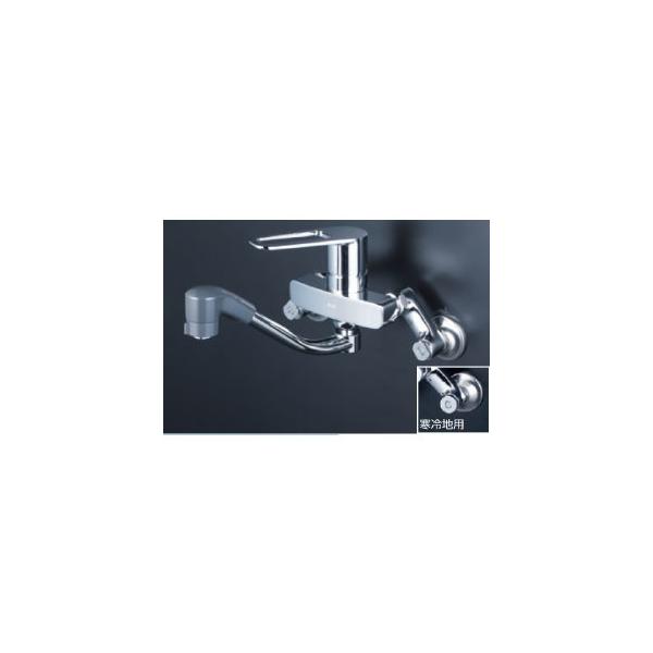 KVK シングルレバー式シャワー付混合栓 MSK110KRFUT (水栓金具 KVK シングルレバー式シャワー付混合栓 MSK110KRFUT (水栓金具