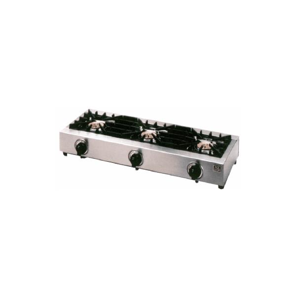 <em>山岡金属</em>SK53G 業務用ガステーブル・コンロ ガッツNo.3 3口タイプ ya0009給湯器とガスコンロのお店 通販