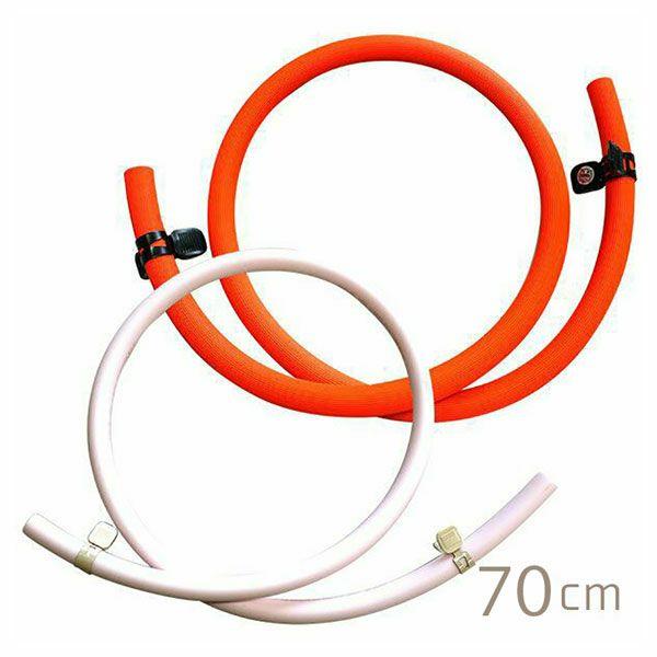 ガスコンロ、ガス炊飯器（タイマー無し）、ガスオーブン等、ガス器具の接続に。ホースエンド型のガス栓にご使用いただけます。ホースの色は、オレンジがプロパンガス用、白色が都市ガス用になります。お手元に届いたら、お間違いがないかどうかご確認のうえご...