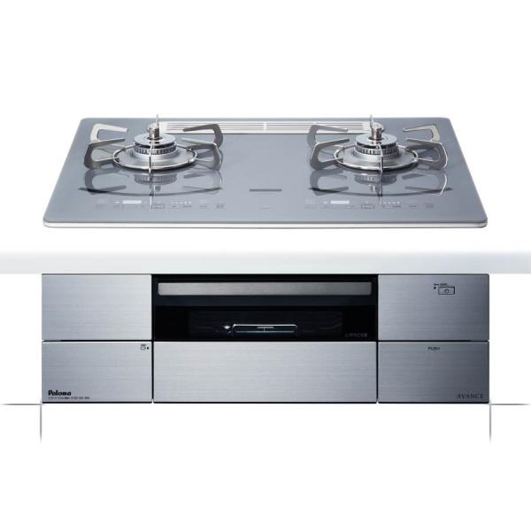 未使用ビルトインガスコンロ　60センチ パロマ ビルトインコンロ PD-293WT-U60GQ 水なし両面焼グリル 60cm幅 2