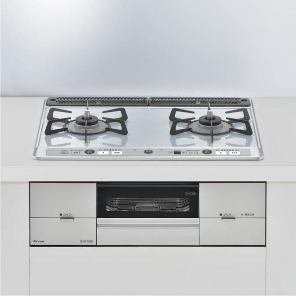 リンナイ　グリル リンナイ ビルトインコンロ RS21W26K12RAV(L/R) 60cm幅パール
