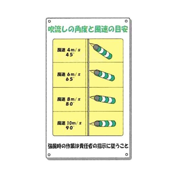 ●吹流しの角度と風速の目安をひと目で確認。●風洞試験により、平均的な目安を確認しております。●4隅穴加工により設置も便利。