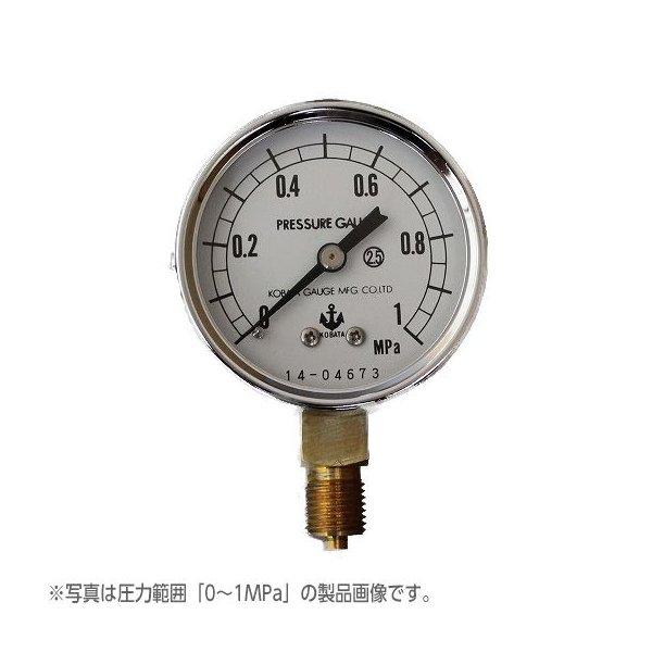 木幡計器製作所 圧力計 φ60/A型 AT 1/4 60 (0-6.0MPa) : 工事資材通販 