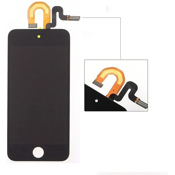 中古 Apple iPod 第5世代 30GB フロントパネル修理済 iPod touch 5 / 6 7 世代 フロントパネル 」/ LCD 互換 液晶 /保証無品