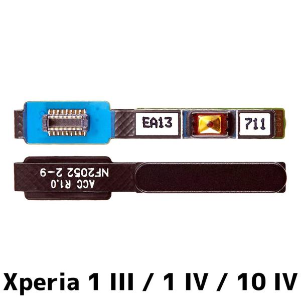Xperia 1 III / 1 IV / 10 IV 指紋センサー ブラック 黒sony ソニー Xpria エクスペリア スマートフォン スマホ指紋センサー 指紋スキャナー 指紋認証 指紋 認証 センサー スキャナー touchid t...