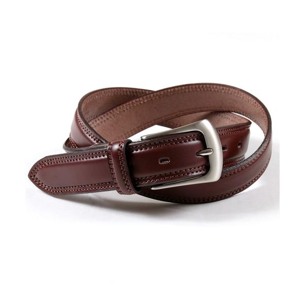 Biglidue 日本製 本革 レザー Wステッチ ベルト メンズ 結婚式 二次会 革 男性用 ベルト バッグ 小物 ブランド雑貨 パーティー ブランド Buyee 日本代购平台 产品购物网站大全 Buyee一站式代购 Bot Online