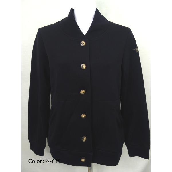 ●メーカー：NAGAILEBEN●品番：CWH-2640●商品名：女子ブルゾン【中古】●カラー： ネイビー●サイズ：※2cm程度の誤差あり・M(着丈:58 バスト:96 袖丈:57 肩幅:38)・L（着丈:60 バスト:97 袖丈:59 肩...