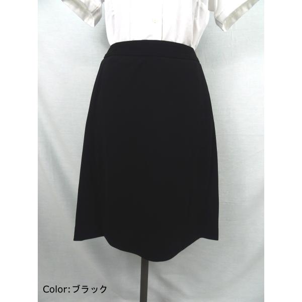 ●メーカー：ＦＯＬＫ●品番：FS45865-9●商品名：事務服切替Aラインスカート●カラー：ブラック●サイズ：  7号・ウェスト: 63・ヒップ：  96・丈　　：  53.5●素材：・ポリエステル100%・ファイブファンクションニット●仕...