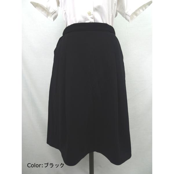 ●メーカー：ＦＯＬＫ●品番：FS45940-9●商品名：事務服 脇ゴムソフトプリーツニットスカート●カラー：ブラック・7号(ウェスト:62 ヒップ：95 丈:53.5)・11号(ウェスト:68 ヒップ：99 丈:54.5)・13号(ウエスト...