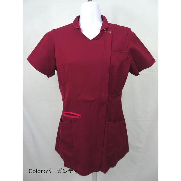 ●メーカー：ナガイレーベン●品番：ML-1142●商品名：女子ハイブリッドメディウェア●カラー：バーガンディ●サイズ： ・LL(着丈:70 バスト:98 肩巾:37 袖丈:22)・EL(着丈:70 バスト:110 肩巾:41 袖丈:22)●...