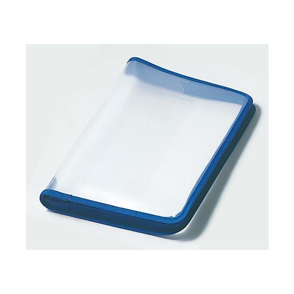 DRAPAS ファスナーケースN・B4・ブルー(ポケット付・ダブルファスナー