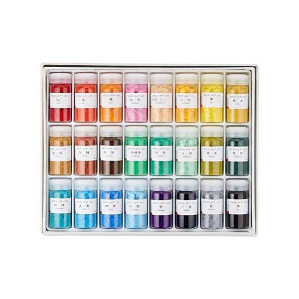 水干絵の具 日本画 顔彩 24色セット 水干 顔彩 : 額縁製作と