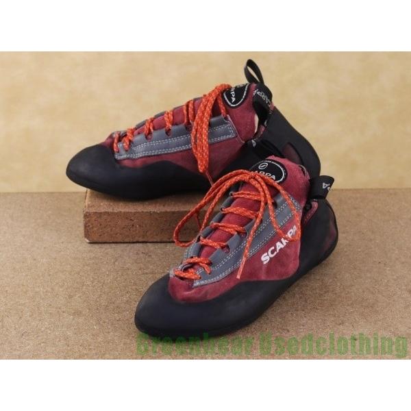 Used イタリア製 スカルパ Scarpa クライミングシューズ ボルダリング 赤 Eu40f F375 中古 F375 古着屋greenbearヤフー店 通販 Yahoo ショッピング