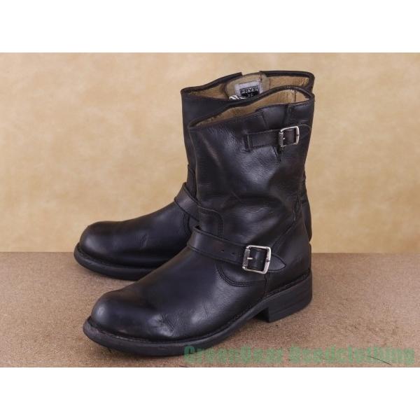 Used メキシコ製 フライ Frye エンジニアブーツ いい味 黒 ブラック メンズ 9 5d 27 5cm H657 中古 H657 古着屋greenbearヤフー店 通販 Yahoo ショッピング