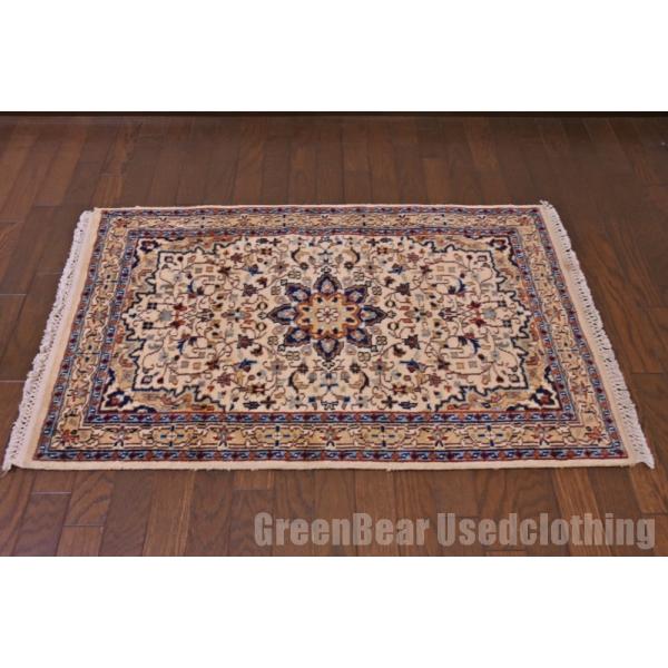 RAGU185 寛ぎスペースに トライバルラグ ウール絨毯 アンティーク家具