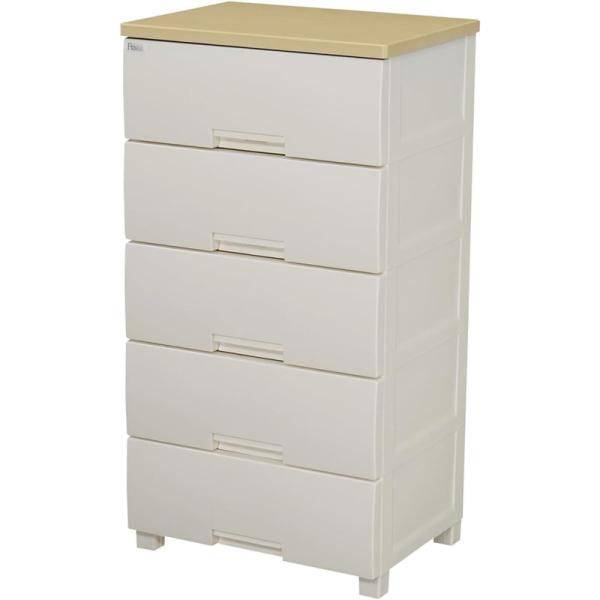 【商品の特徴】使いやすさと安心感を追及したチェストです。埃が入りにくい背・側面壁構造や引出しのロック仕様など、機能面も充実しています。【商品の仕様】最大外寸（約）：幅55×奥行41×高さ105cm有効内寸（約）：幅47.2×奥行34.5×高...