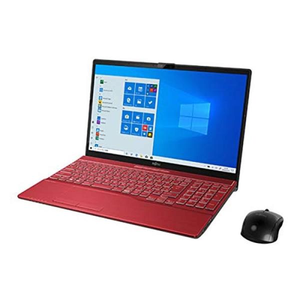LIFEBOOK 富士通 FUJITSU AH53/D3 ガーネットレッド FMVA53D3R : GBFT
