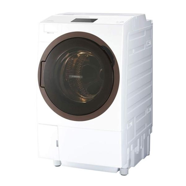 東芝 TOSHIBA 12.0kg ドラム式洗濯乾燥機 左開き グランホワイト TW