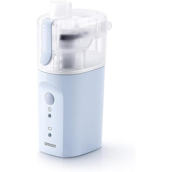 【商品の特徴】いつでも どこでも うるおすハンディサイズの吸入器【商品の仕様】噴霧粒子径：約10〜22μm噴霧量：0.5〜2.0mL/min給水ボトル：10ml動作音：約25dB以下電池寿命：連続約3時間（単3形アルカリ乾電池）本体質量：約...