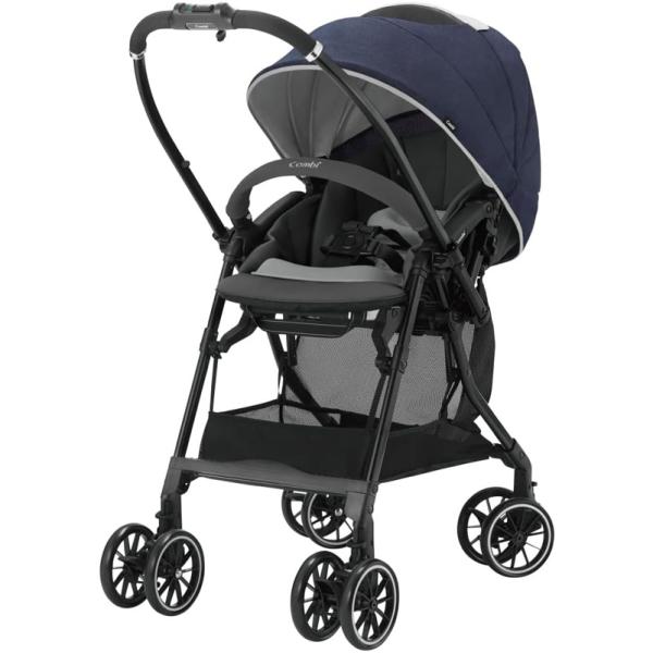 他サイト： コンビ COMBI ベビーカー スゴカルα Light エッグショック AX(NB) フェザーネイビーの商品画像