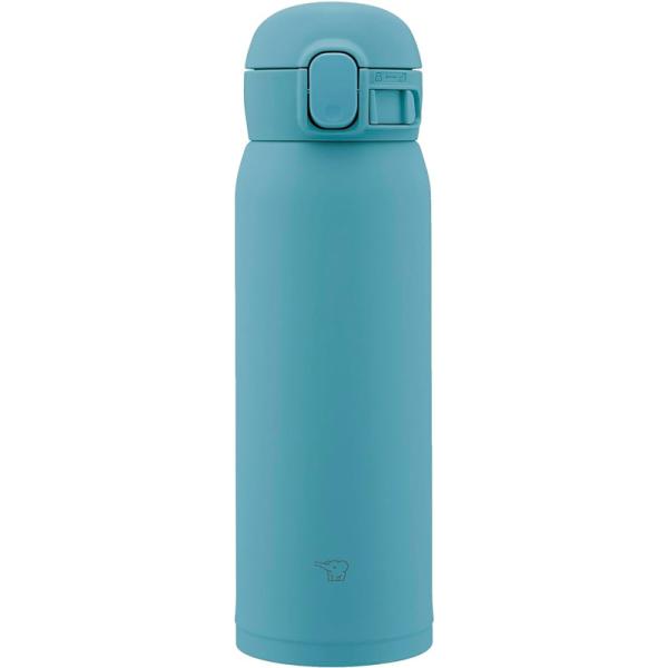 ZOJIRUSHI 象印 ステンレスマグ 水筒 シームレスせん ワンタッチ 480ml 保温・保冷 アクアグリーン