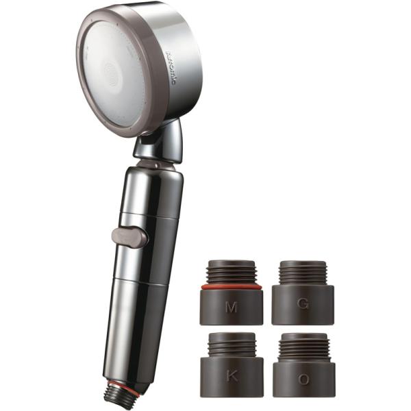 【商品の特徴】ナノバブル機能搭載。節水効果最大50％。全身流しやすいワイド水流。【商品の仕様】本体サイズ（高さ×幅×奥行）：250×79×57mm本体重量：187g対応メーカー：KAKUDAI、SANEI、TOTO、INAX、MYM、KVK...