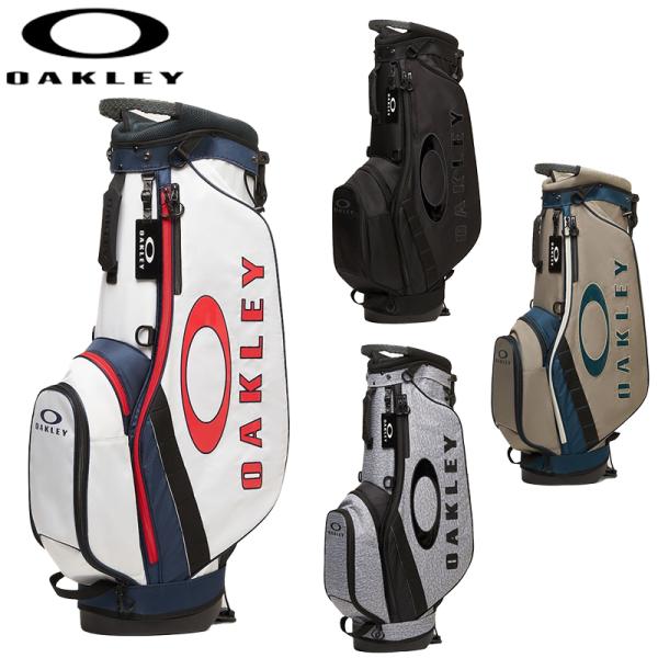OAKLEY オークリー SKULL GOLF BAG 18.0 (02E) BLACKOUT WHITE SILVER GREY