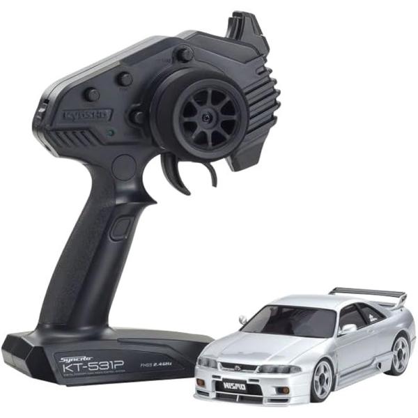 京商 ミニッツAWD 日産 スカイライン GT-R ニスモ R33 シルバー MA-020-N 4WD 32659S