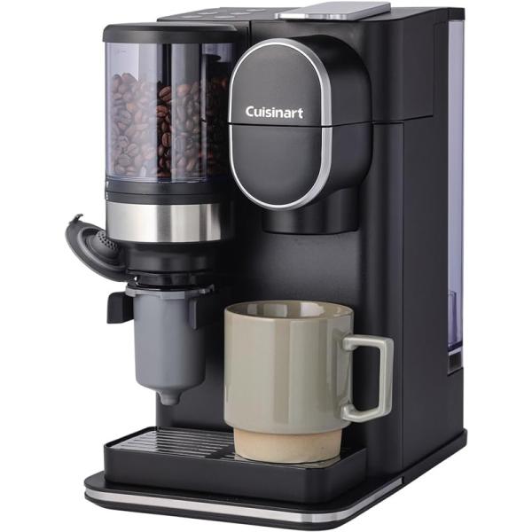 クイジナート Cuisinart ドリップワン ミル付コーヒーメーカー ブラック 1杯用 挽きたて 淹れたて DGB-2KJ