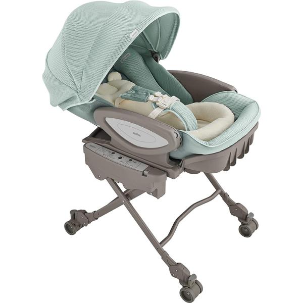 【商品の特徴】・赤ちゃんスヤスヤ、ママほっと一息。・手動タイプのハイローベッド&amp;チェア「ユラリズム」。・スウィングするから、あやし、寝かしつけに大活躍。6段階高さ調節で、リビングでも使いやすい。・キャスター付きで、ラクラク移動。イス...