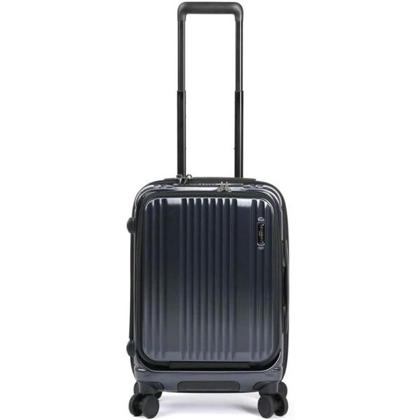 バーマス BM インターシティ フロントオープン48c 紺 キャリーケース 35L 静音キャスター 6052060 INTER CITY バーマス BM インターシティ フロントオープン48c 紺