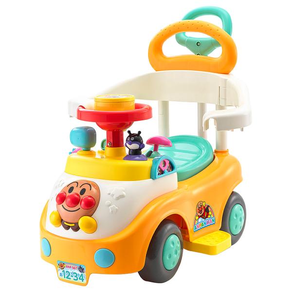 【商品の特徴】・ 10ヶ月から長く使える乗用アイテムです。・ 10ヶ月からはガードと押し棒をつけて保護者の方が押して遊べます。・ あんよができるようになったら自分で押して遊べます。・ 1歳半ぐらいからは自分の足でこいで遊べます。・ ハンドル...