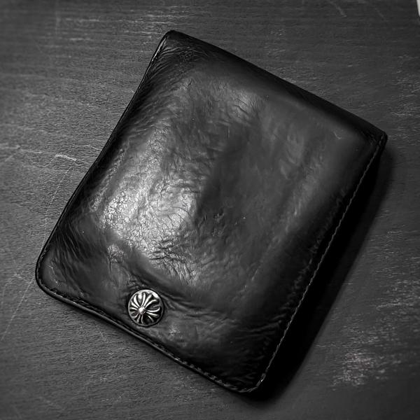 CHROME HEARTS クロムハーツ 1SNAP ウォレット ブラック クロムハーツ1スナップクロスボタンウォレット|クロムハーツ通販
