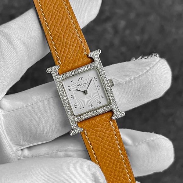 HERMES（エルメス） 【付属完備 / 新品レザーベルト】HERMES Hウォッチ