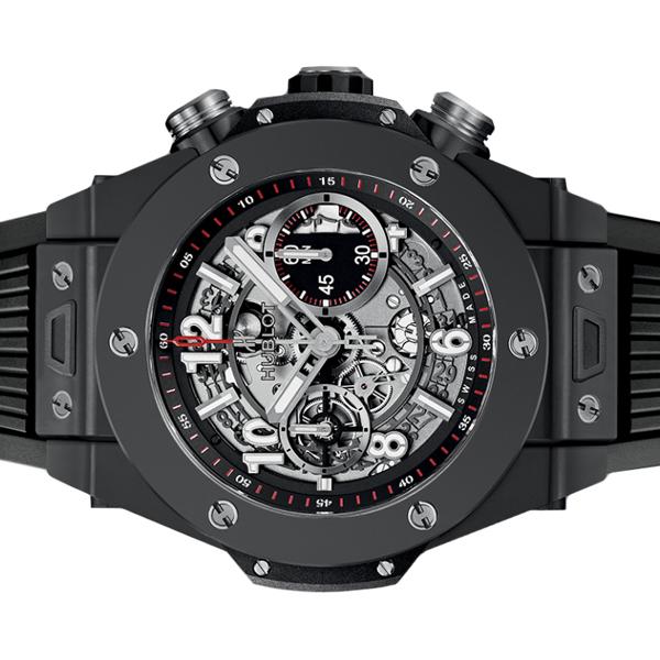 ビッグバン HUBLOT ウブロ ウニコ ブラックマジック 45mm 411.CI.1170 
