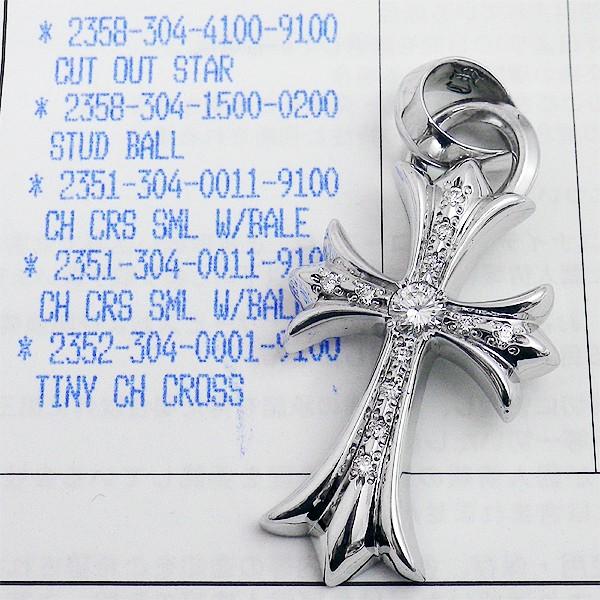 CHROME HEARTS クロムハーツ CHクロス with ベイル SM パヴェ CHROME HEARTS クロムハーツ CHクロス with ベイル SM パヴェ