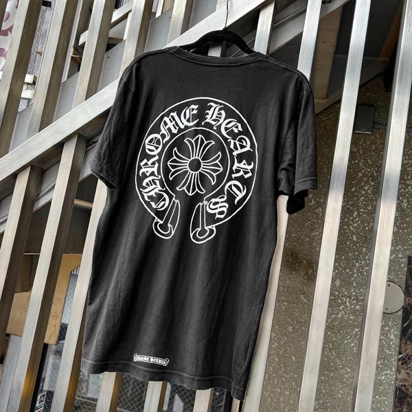 初期！　ChromeHearts クロムハーツ TシャツUSA製 XL 希少 希少 】 90s 初期 USA製 クロムハーツ 刺繍 クロス Tシャツ