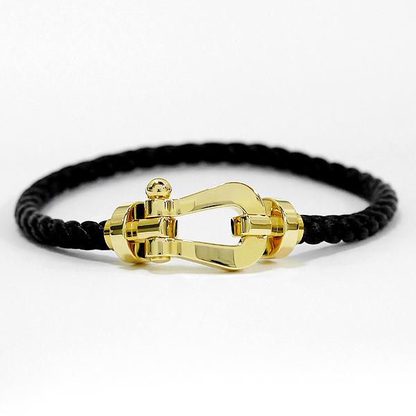 Fred 新品 未使用 FRED フレッド フォース10 ブレスレット YG イエロー  